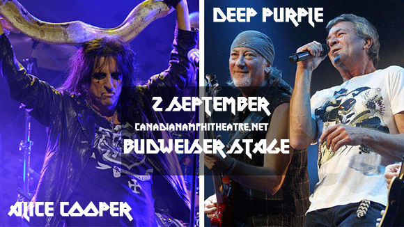 Deep Purple & Alice Cooper at Budweiser Stage