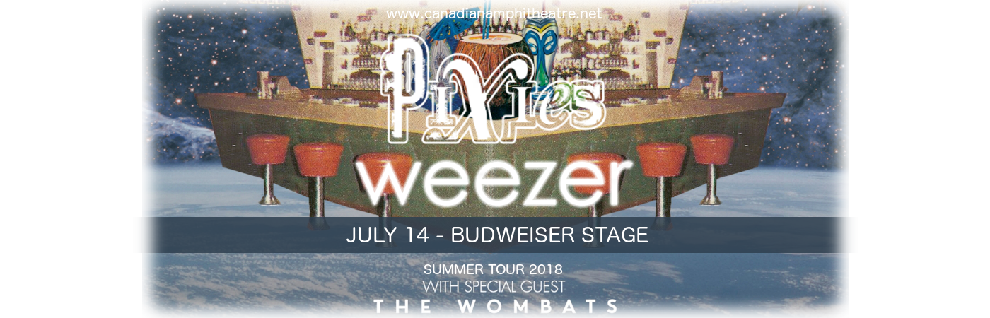 Weezer, Pixies & The Wombats at Budweiser Stage