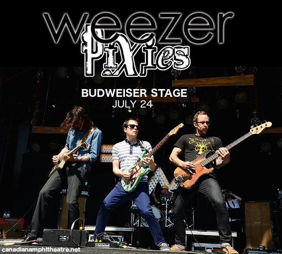 Weezer, Pixies & The Wombats at Budweiser Stage