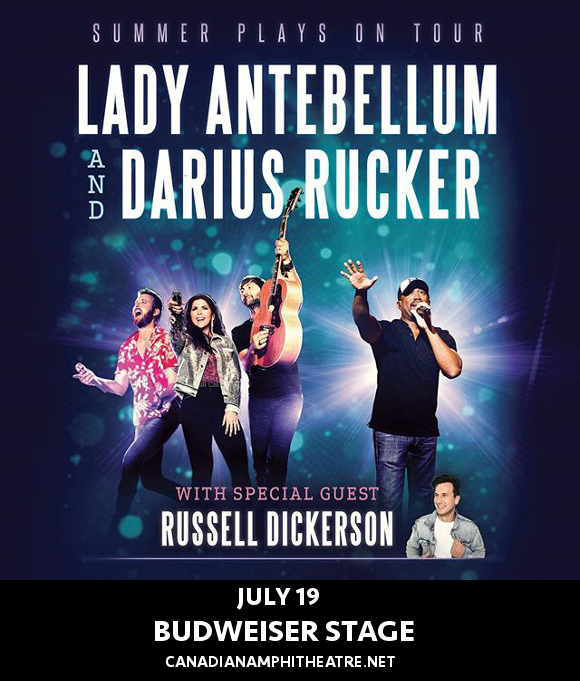 Lady Antebellum, Darius Rucker & Russell Dickerson at Budweiser Stage