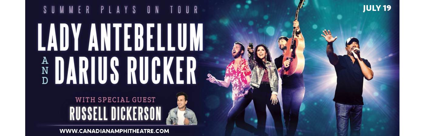 Lady Antebellum, Darius Rucker & Russell Dickerson at Budweiser Stage