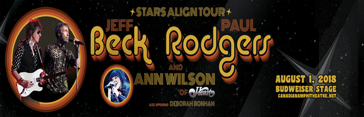 Jeff Beck, Paul Rodgers & Ann Wilson at Budweiser Stage