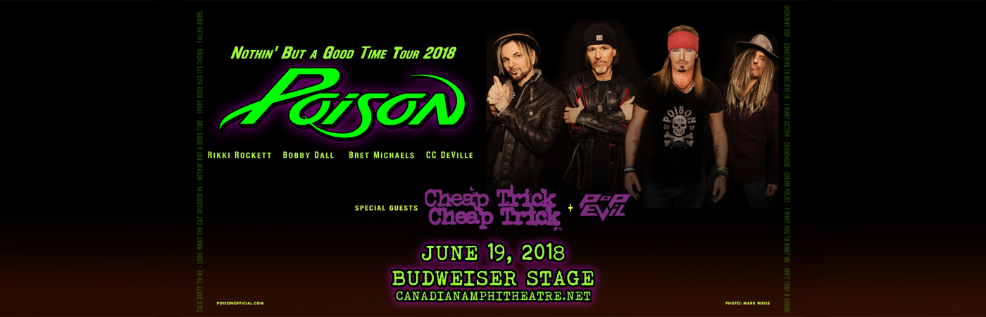 Poison & Cheap Trick at Budweiser Stage