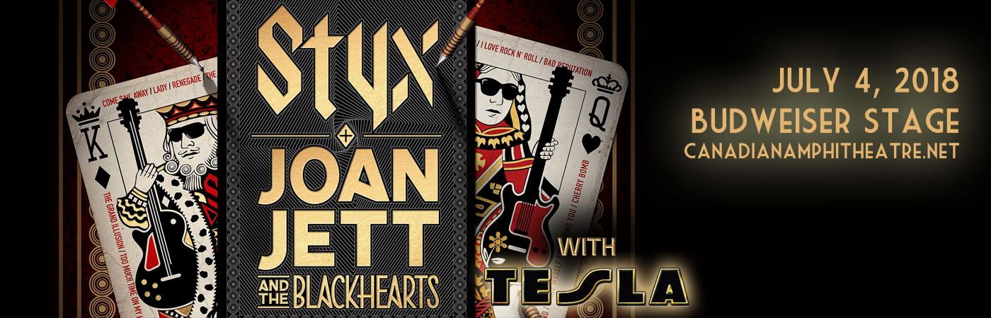 Styx, Joan Jett, The Blackhearts & Tesla at Budweiser Stage