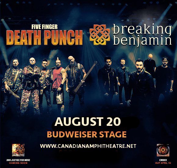 Five Finger Death Punch & Breaking Benjamin at Budweiser Stage