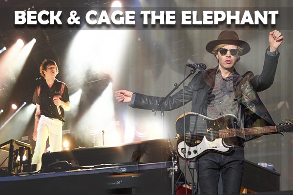 Beck & Cage The Elephant at Budweiser Stage