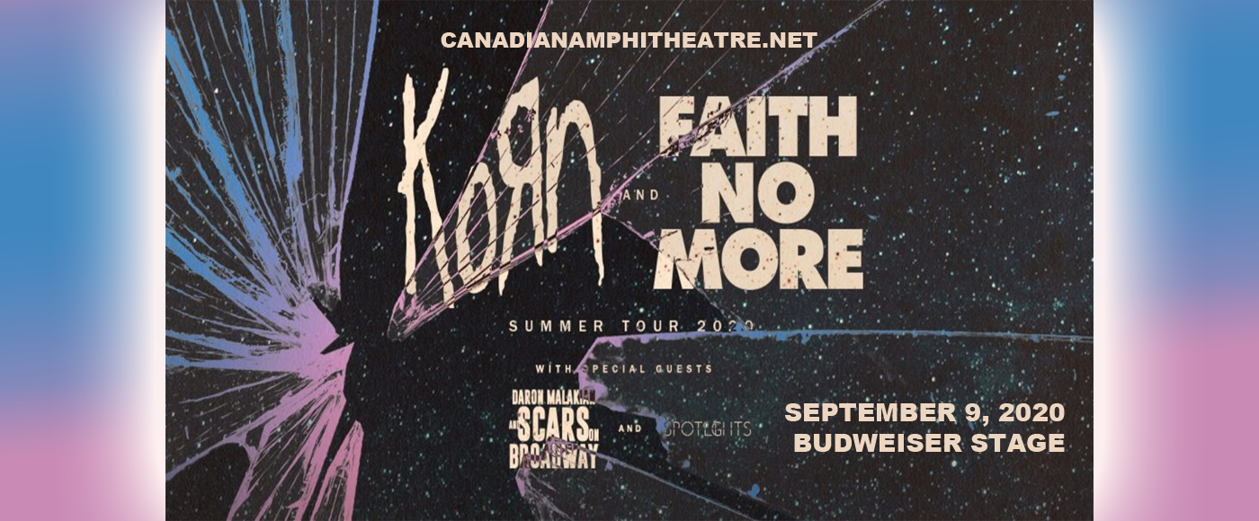 Korn, Faith No More, Helmet & '68 at Budweiser Stage