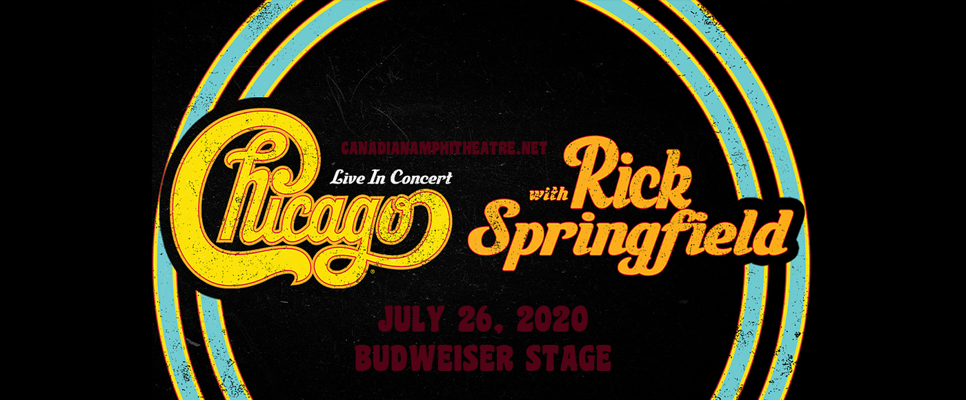 Chicago - The Band & Rick Springfield [CANCELLED] at Budweiser Stage