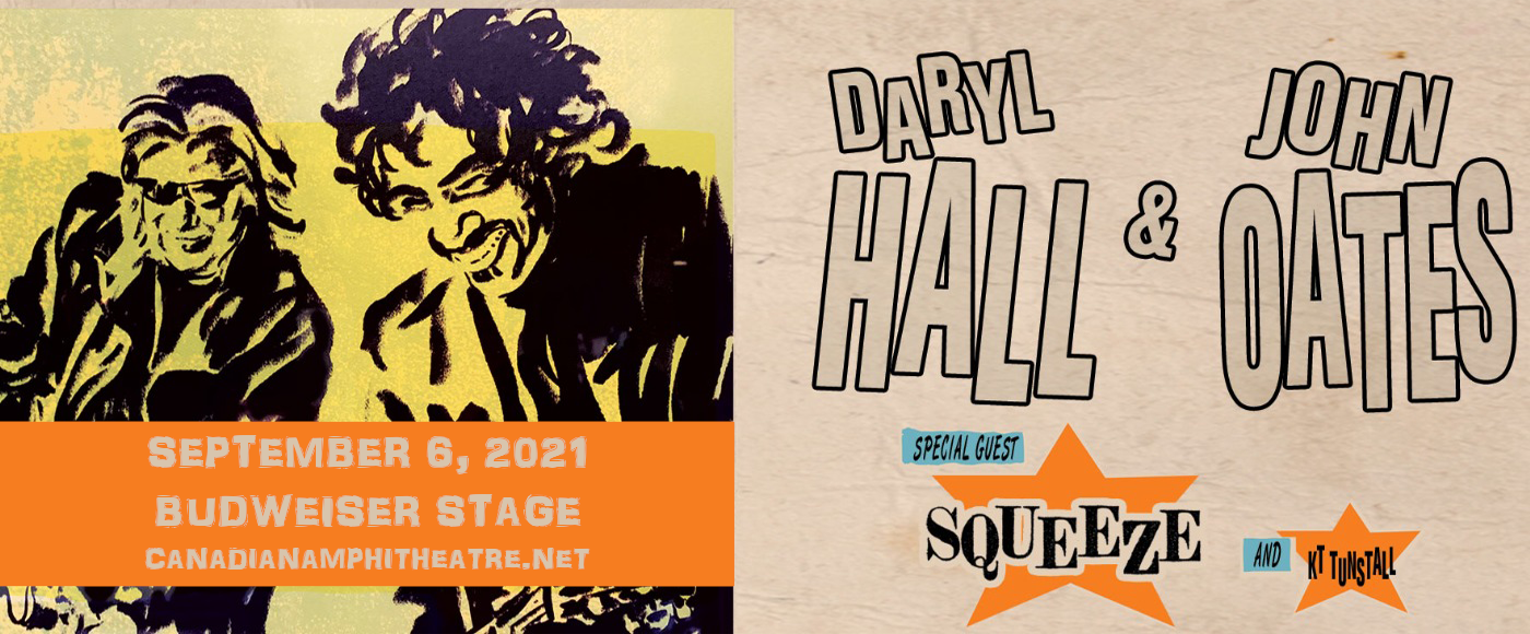 Hall and Oates, KT Tunstall & Squeeze [CANCELLED] at Budweiser Stage