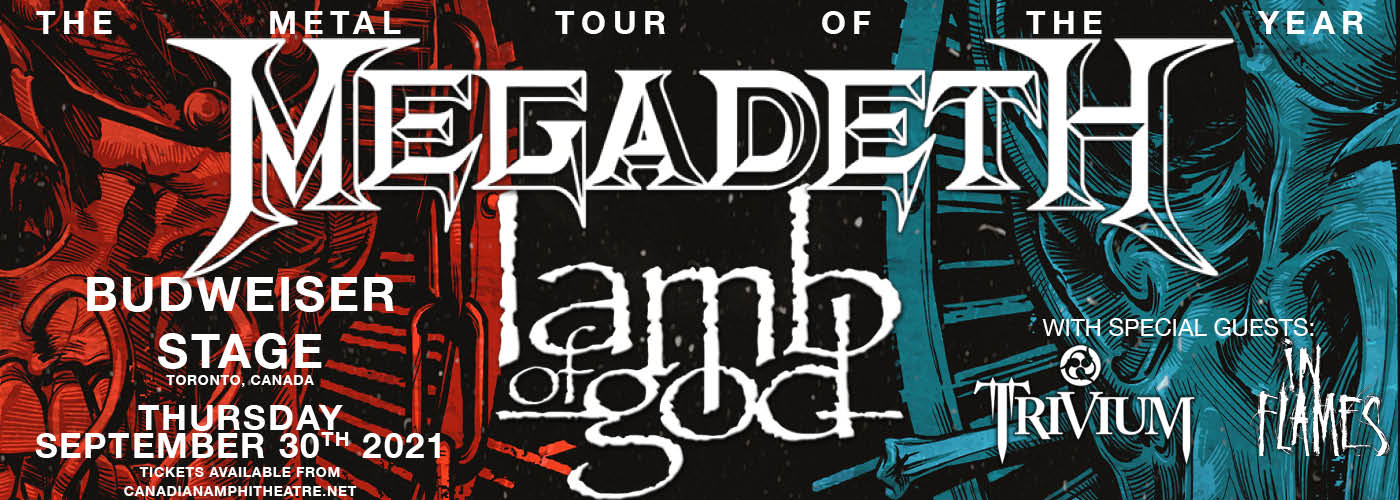 Megadeth & Lamb of God [POSTPONED] at Budweiser Stage