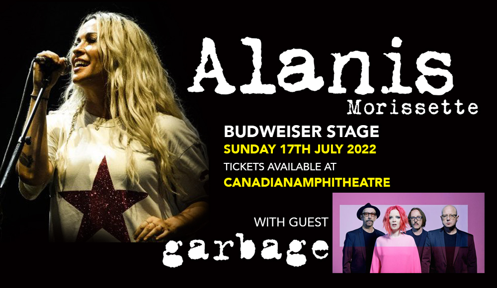 Alanis Morissette & Garbage at Budweiser Stage