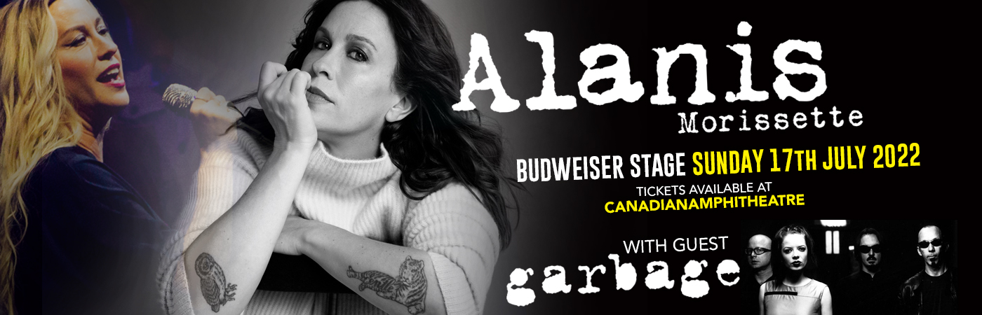 Alanis Morissette & Garbage at Budweiser Stage