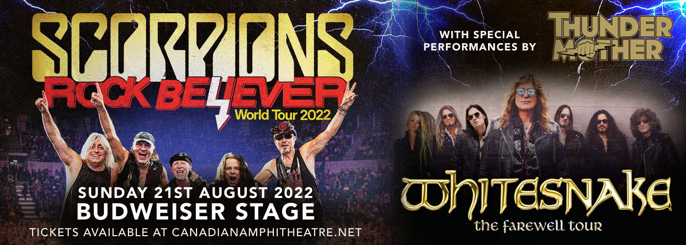 Scorpions, Whitesnake & Thundermother at Budweiser Stage