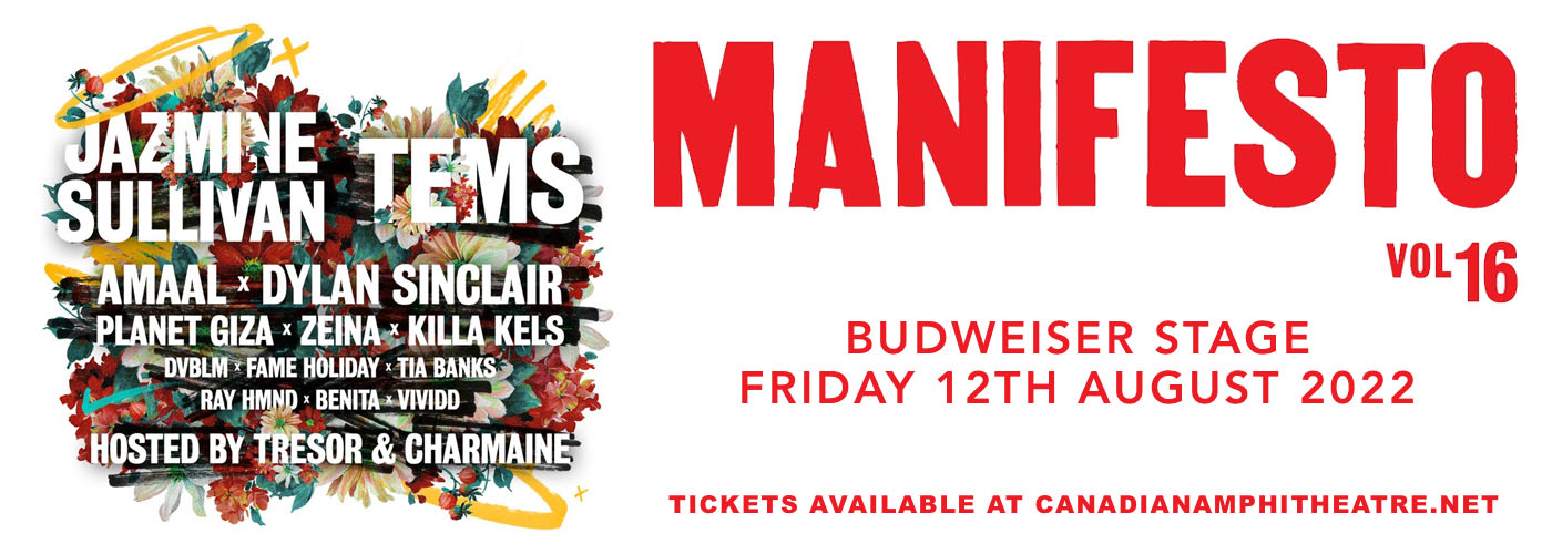 Jazmine Sullivan, TEMS & Amaal at Budweiser Stage tickets Jazmine Sullivan, TEMS & Amaal at Budweiser Stage