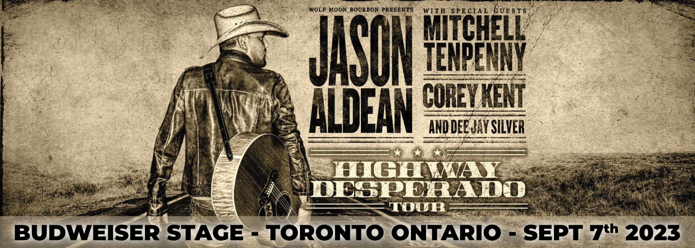 Jason Aldean, Mitchell Tenpenny, Corey Kent & Dee Jay Silver at Budweiser Stage