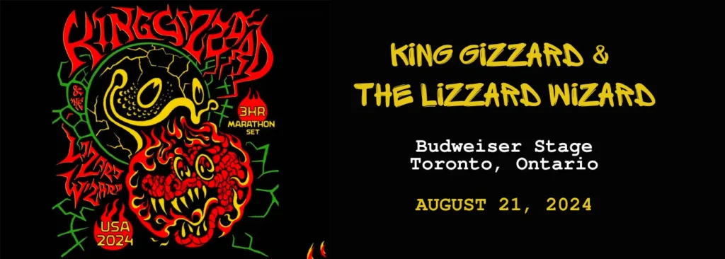 King Gizzard and The Lizard Wizard at Budweiser Stage