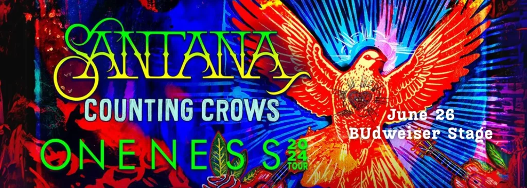 Santana & Counting Crows at Budweiser Stage