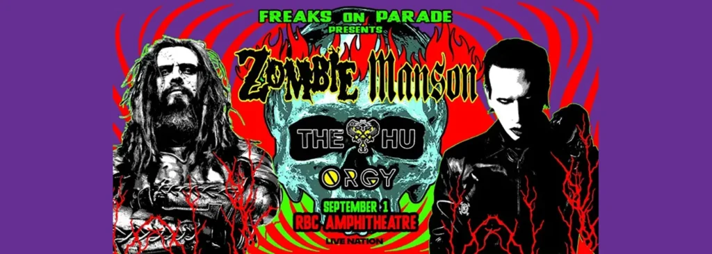 Rob Zombie & Marilyn Manson at RBC Amphitheatre