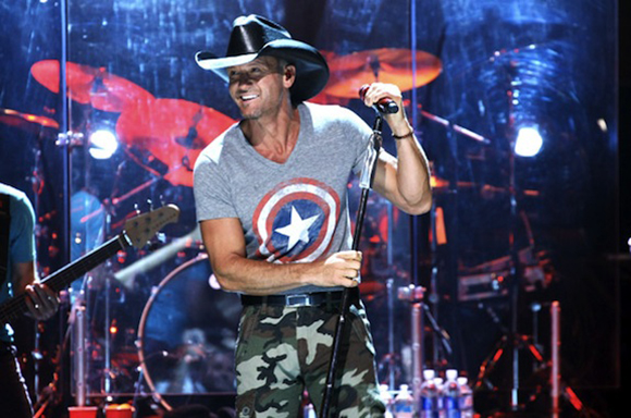 Tim McGraw, Billy Currington & Chase Bryant at Molson Amphitheatre