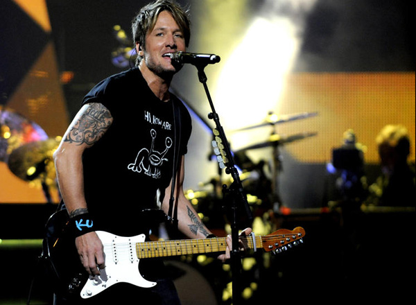 Keith Urban, Brett Eldredge & Maren Morris at Molson Amphitheatre