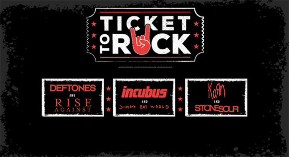 2017 Ticket to Rock (Includes All Performances) at Budweiser Stage