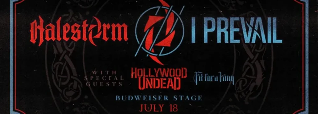 I Prevail & Halestorm at Budweiser Stage