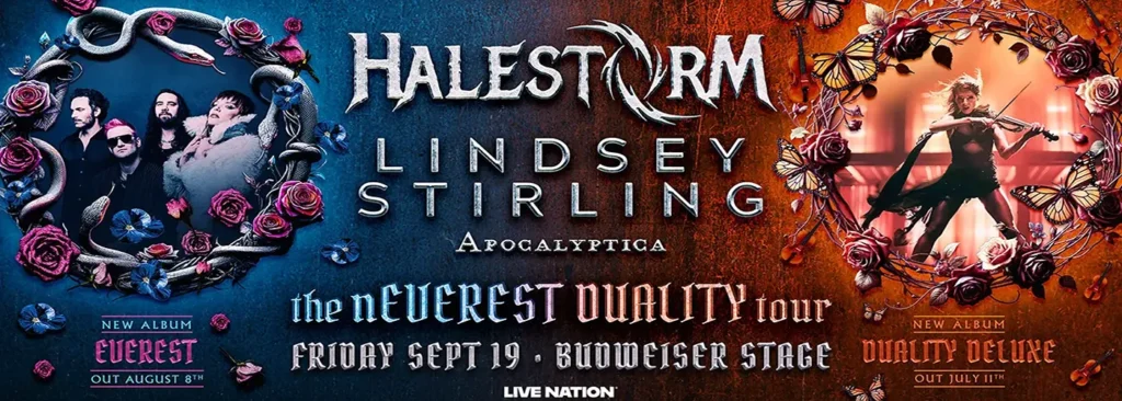 Halestorm & Lindsey Stirling at Budweiser Stage